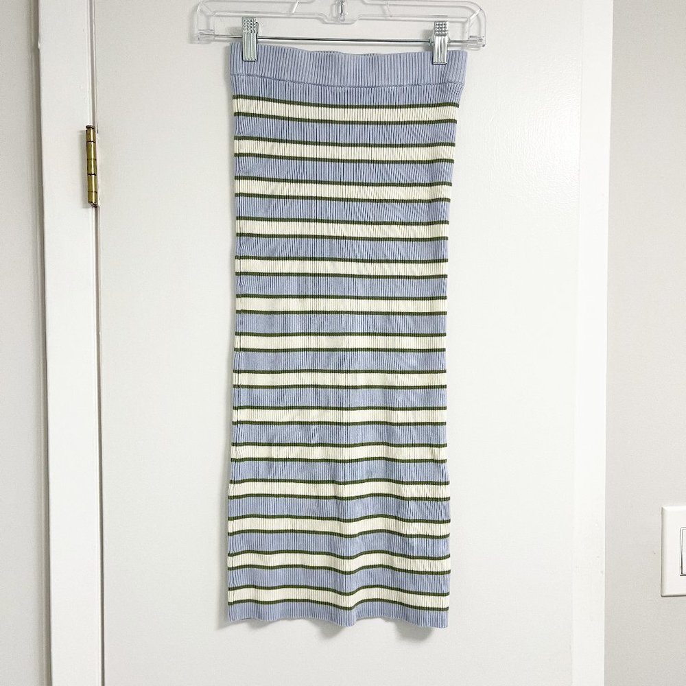 Zara Ribbed Knit Women's Midi Skirt